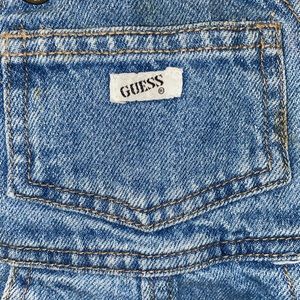 Vintage baby GUESS denim overalls 12m
